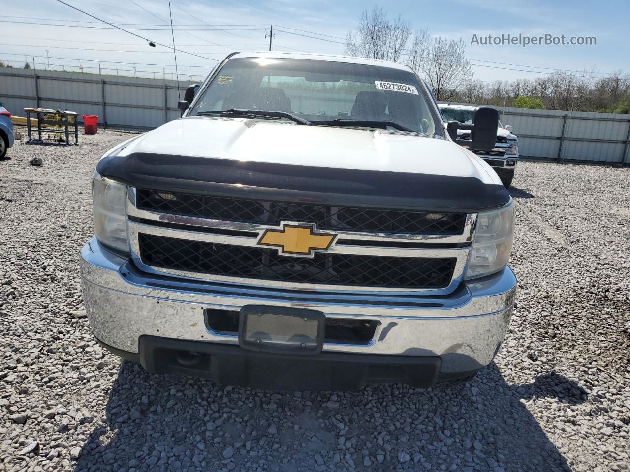 2013 Chevrolet Silverado K2500 Heavy Duty White vin: 1GC2KVEG7DZ249452