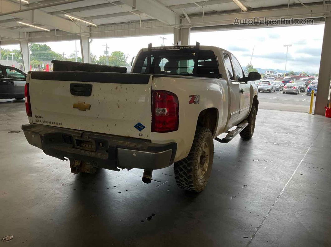 2013 Chevrolet Silverado 2500hd Lt White vin: 1GC2KXCB6DZ355541