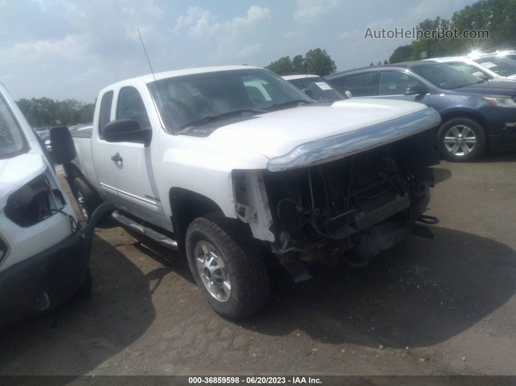 2012 Chevrolet Silverado 2500hd Lt White vin: 1GC2KXEG2CZ123297