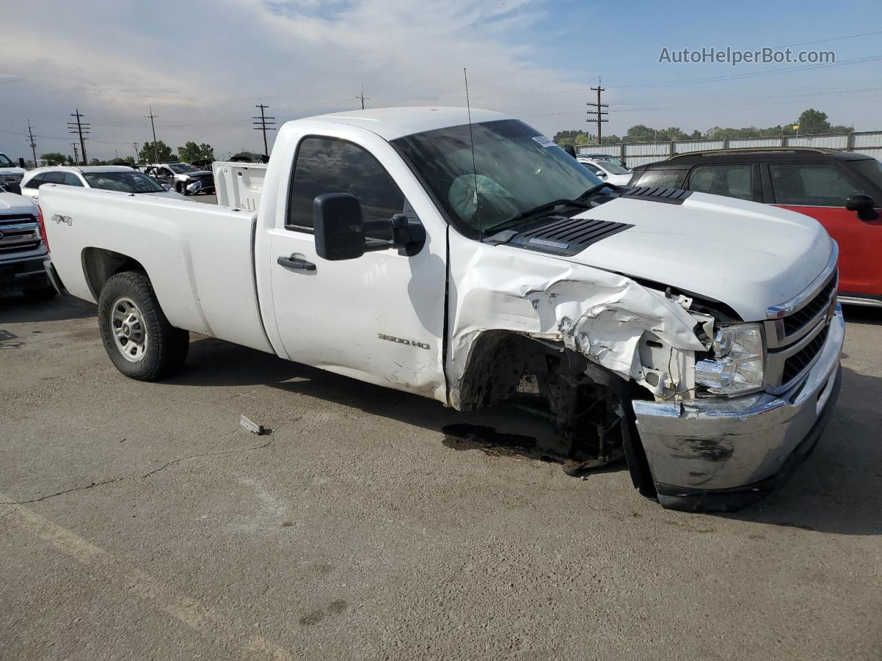 2013 Chevrolet Silverado K3500 White vin: 1GC3KZCG7DZ160334