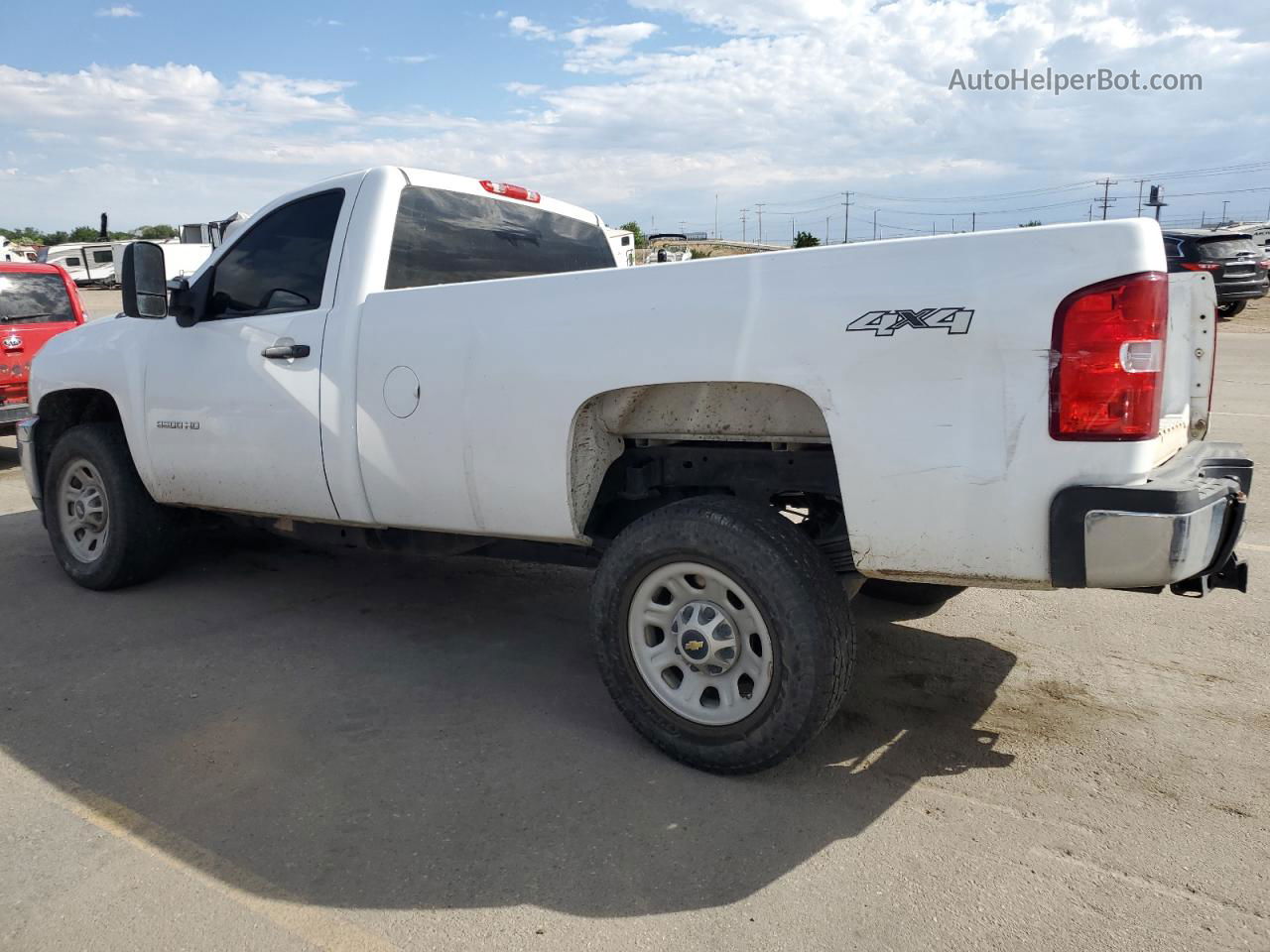 2013 Chevrolet Silverado K3500 White vin: 1GC3KZCG7DZ160334