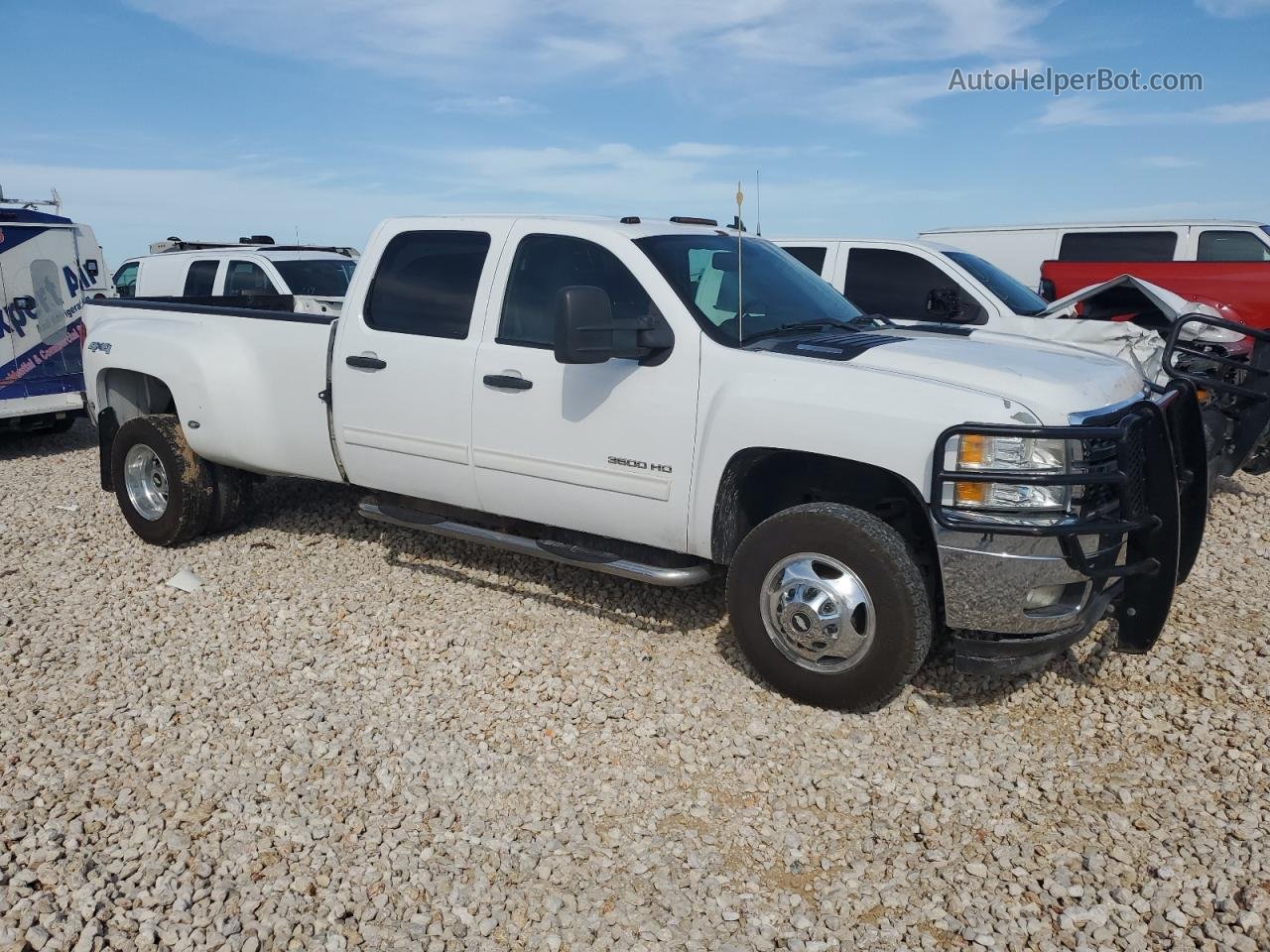 2012 Chevrolet Silverado K3500 Lt Белый vin: 1GC4K0C80CF155811