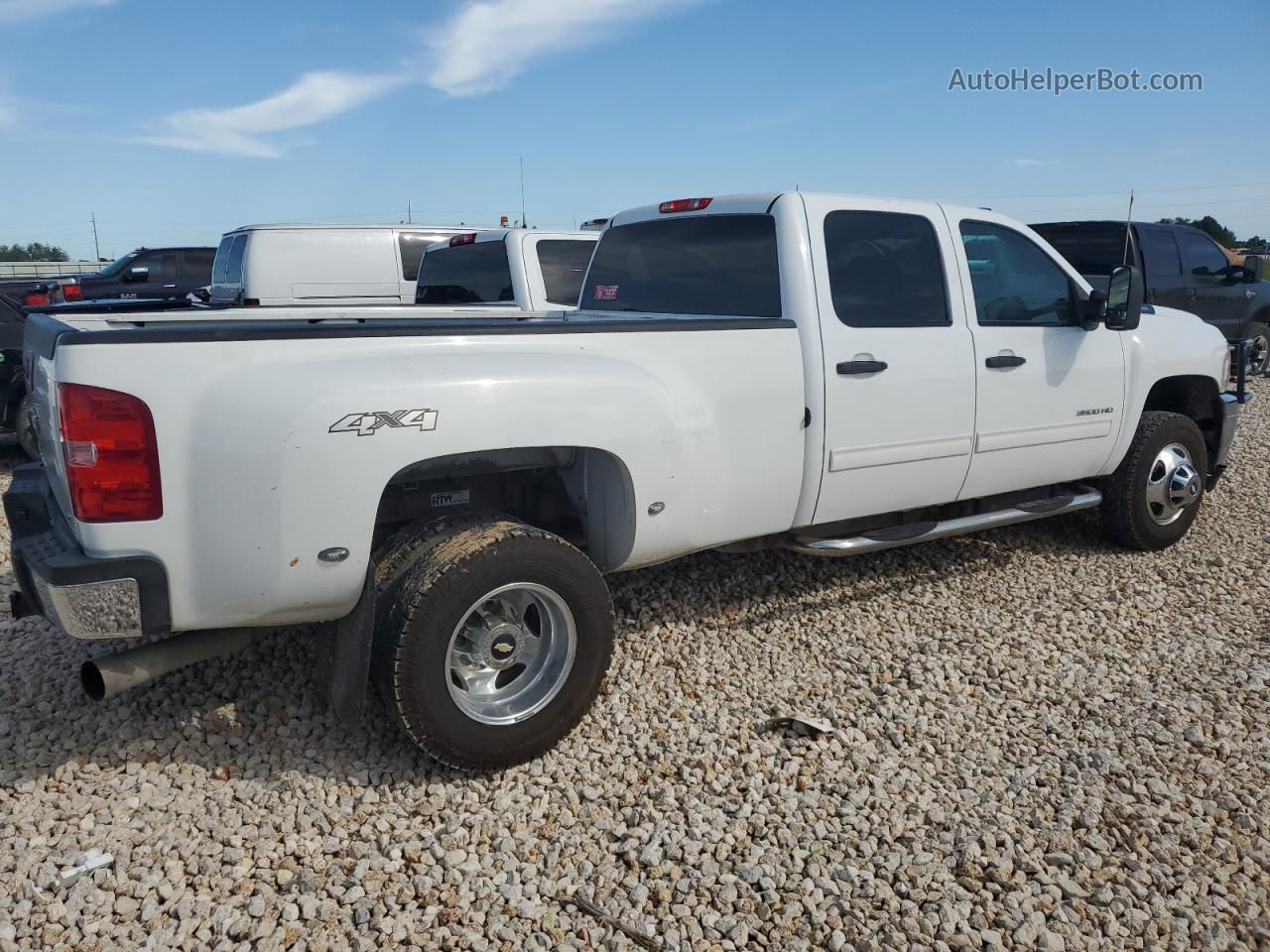 2012 Chevrolet Silverado K3500 Lt Белый vin: 1GC4K0C80CF155811