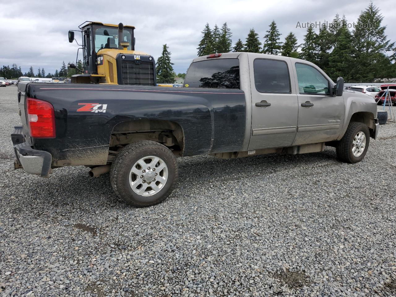 2013 Chevrolet Silverado K3500 Lt Gray vin: 1GC4K0C81DF133835