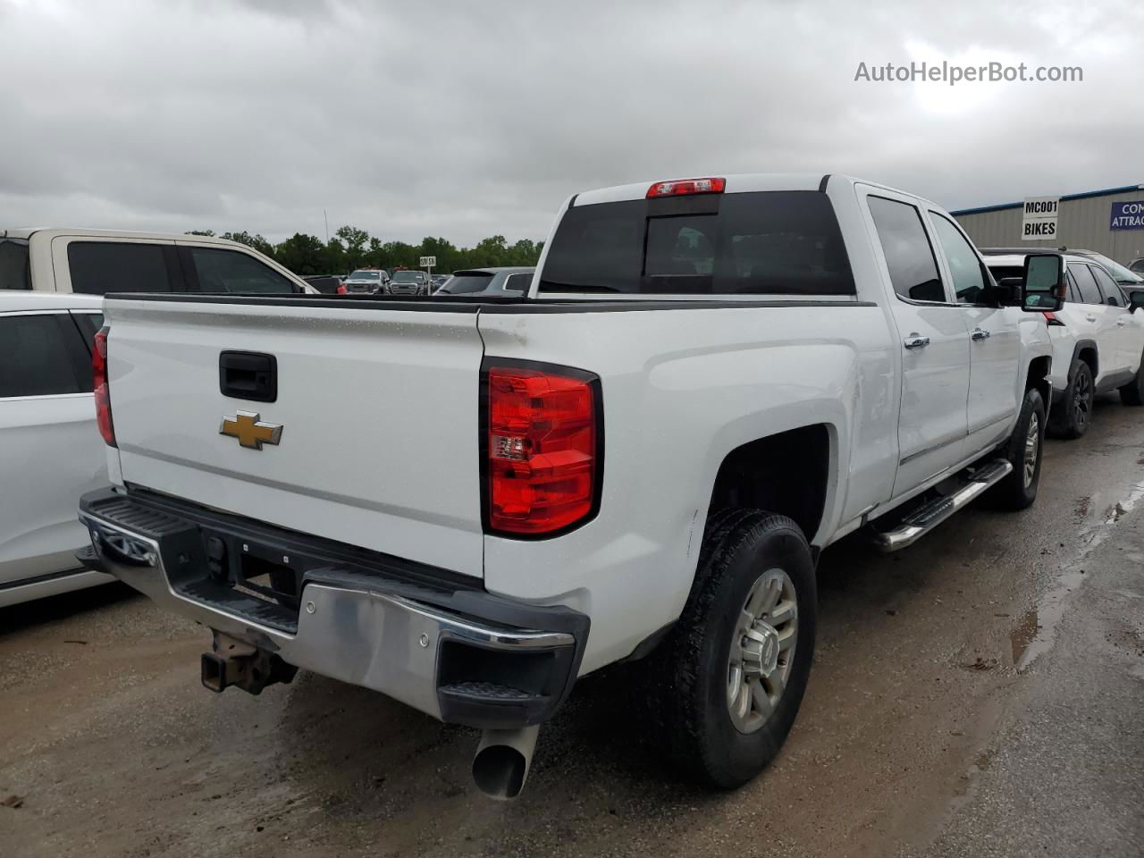 2016 Chevrolet Silverado K3500 Ltz White vin: 1GC4K0C84GF118279