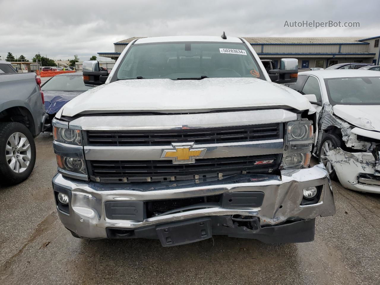 2016 Chevrolet Silverado K3500 Ltz White vin: 1GC4K0C84GF118279