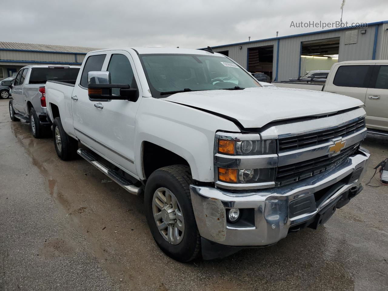 2016 Chevrolet Silverado K3500 Ltz White vin: 1GC4K0C84GF118279