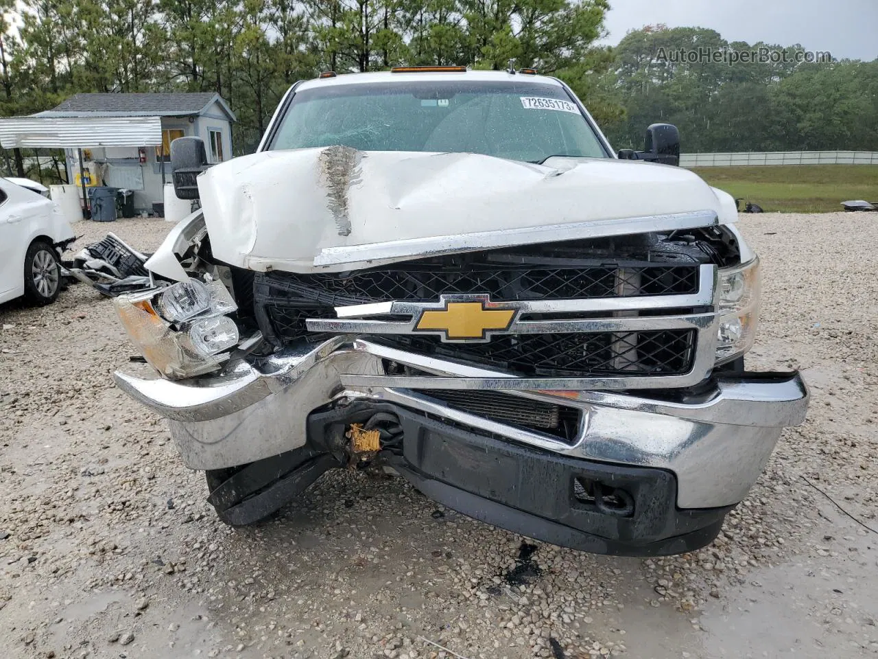 2013 Chevrolet Silverado K3500 Lt White vin: 1GC4K0C86DF174459