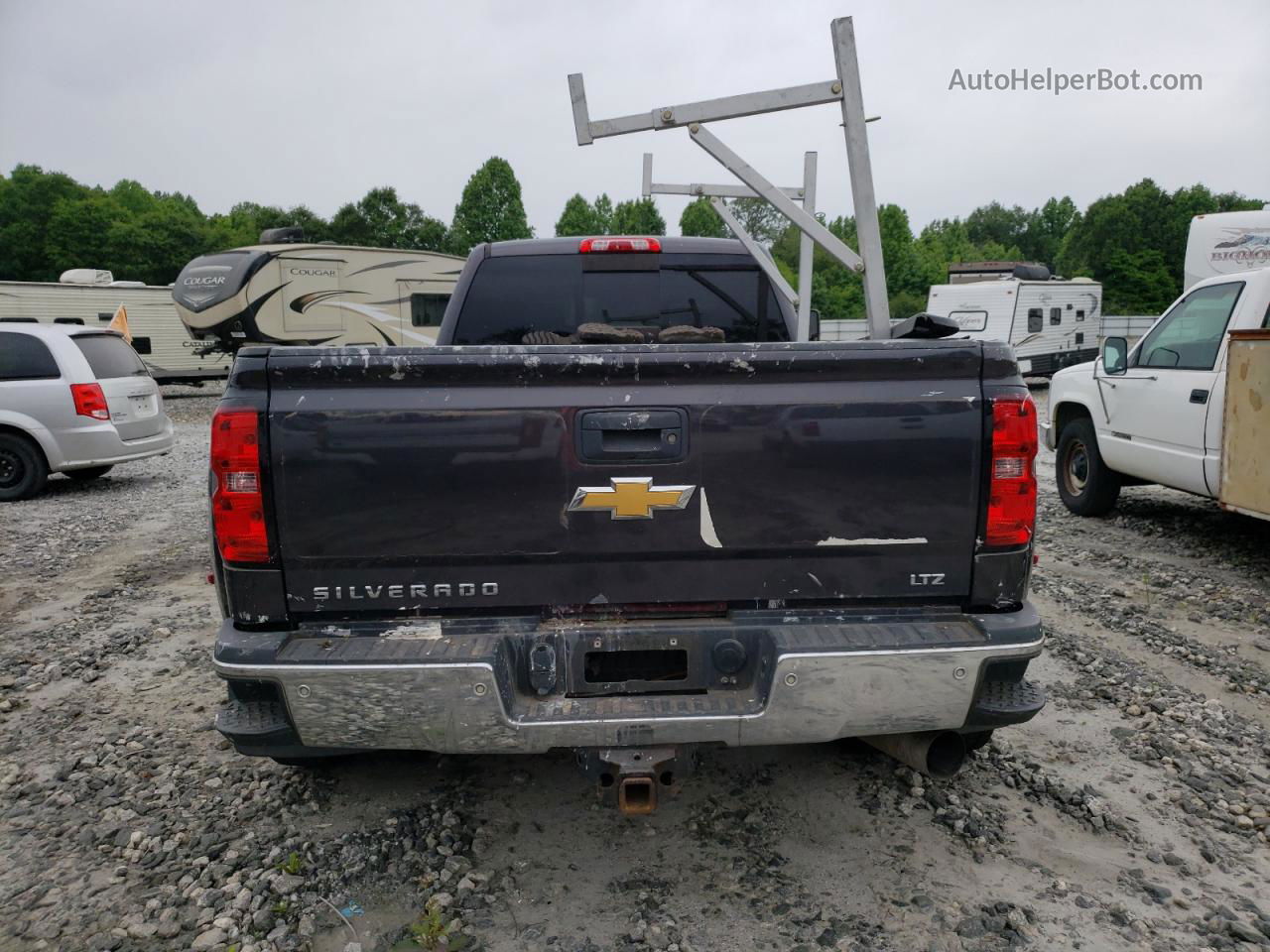 2016 Chevrolet Silverado K3500 Ltz Gray vin: 1GC4K0C88GF102148