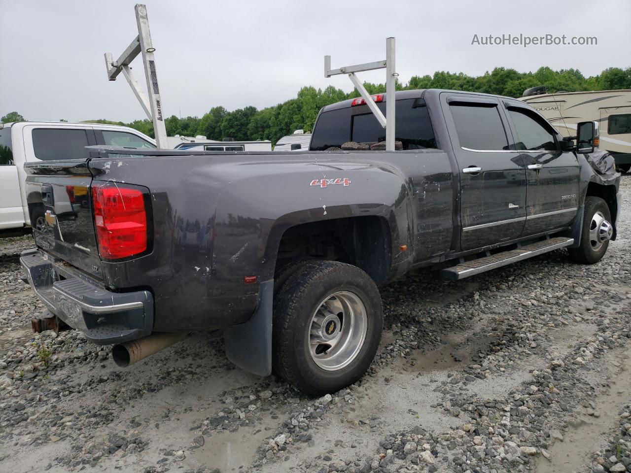 2016 Chevrolet Silverado K3500 Ltz Gray vin: 1GC4K0C88GF102148