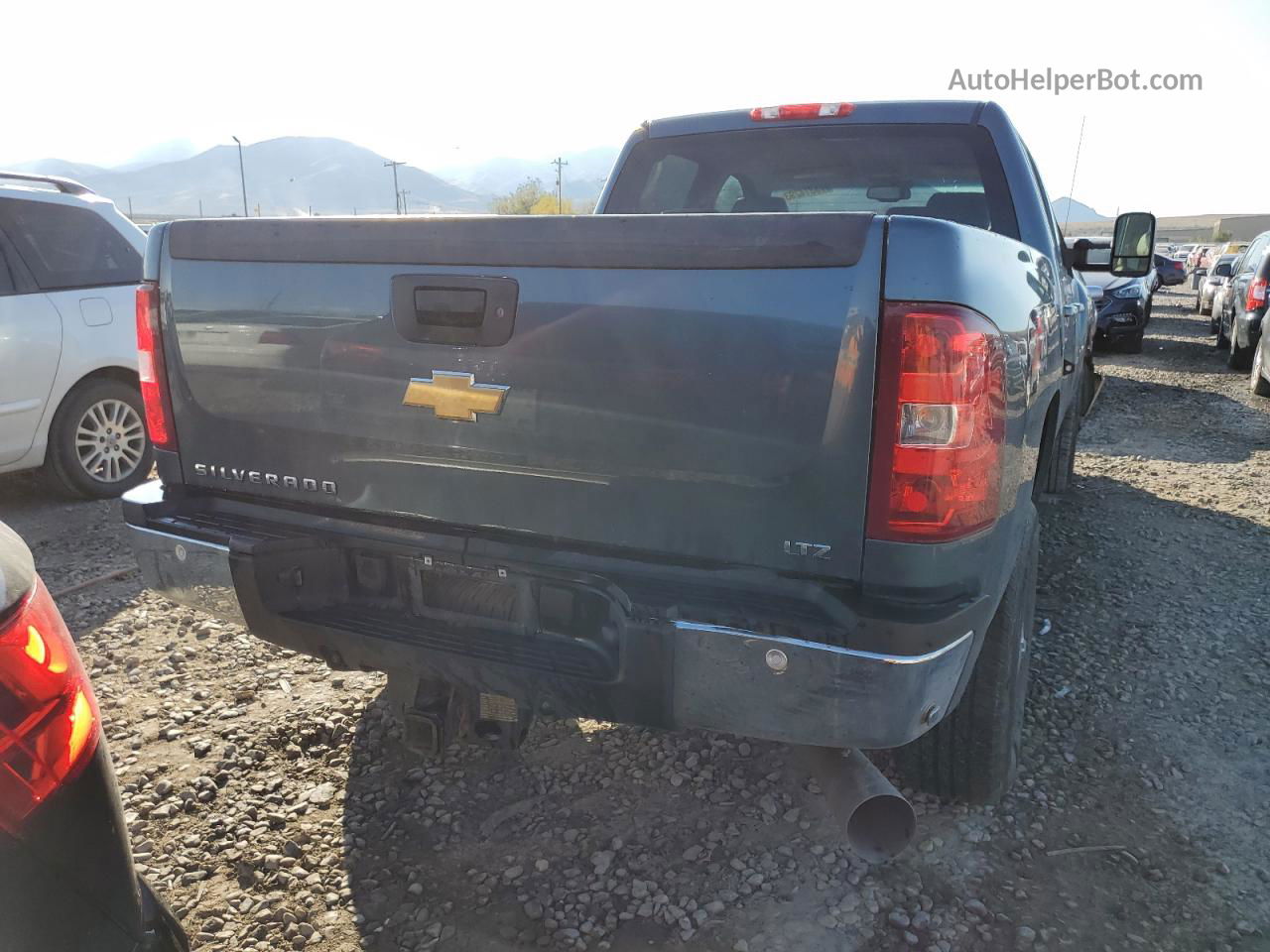 2012 Chevrolet Silverado K3500 Ltz Blue vin: 1GC4K1C87CF128837