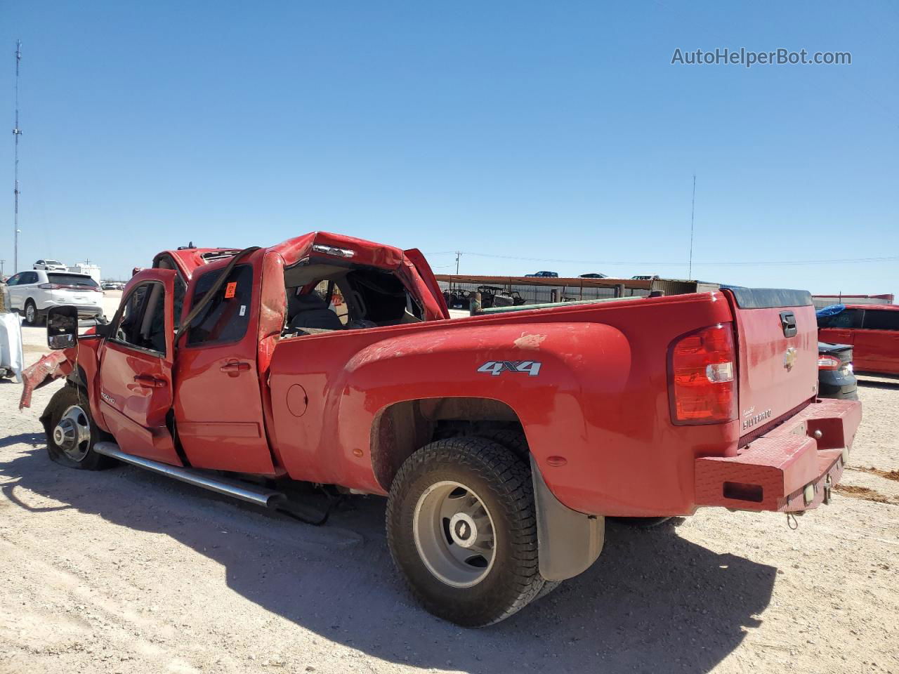 2012 Chevrolet Silverado K3500 Ltz Red vin: 1GC4K1C8XCF136091