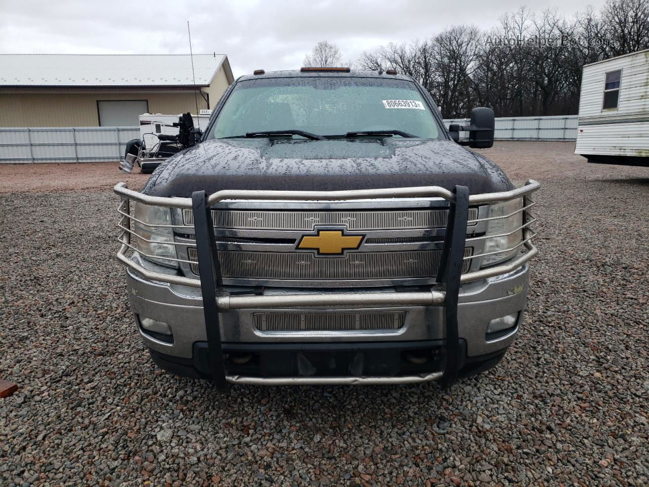 2013 Chevrolet Silverado K3500 Ltz Black vin: 1GC4K1C8XDF233633