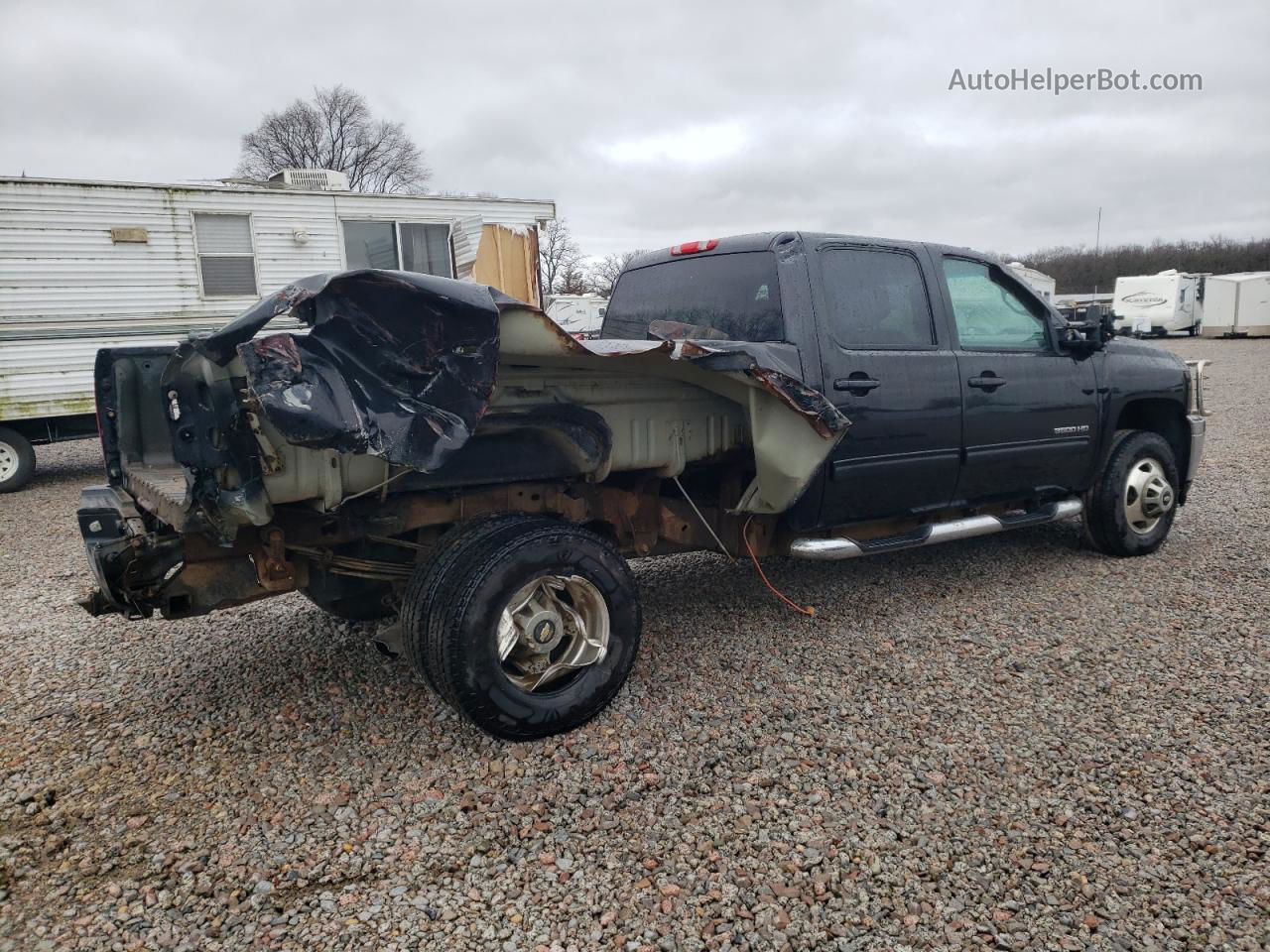 2013 Chevrolet Silverado K3500 Ltz Black vin: 1GC4K1C8XDF233633