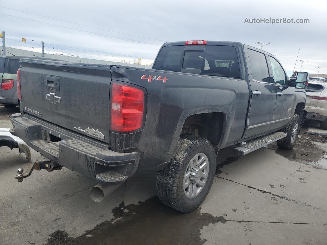 2018 Chevrolet Silverado K3500 High Country Black vin: 1GC4K1EY0JF105006