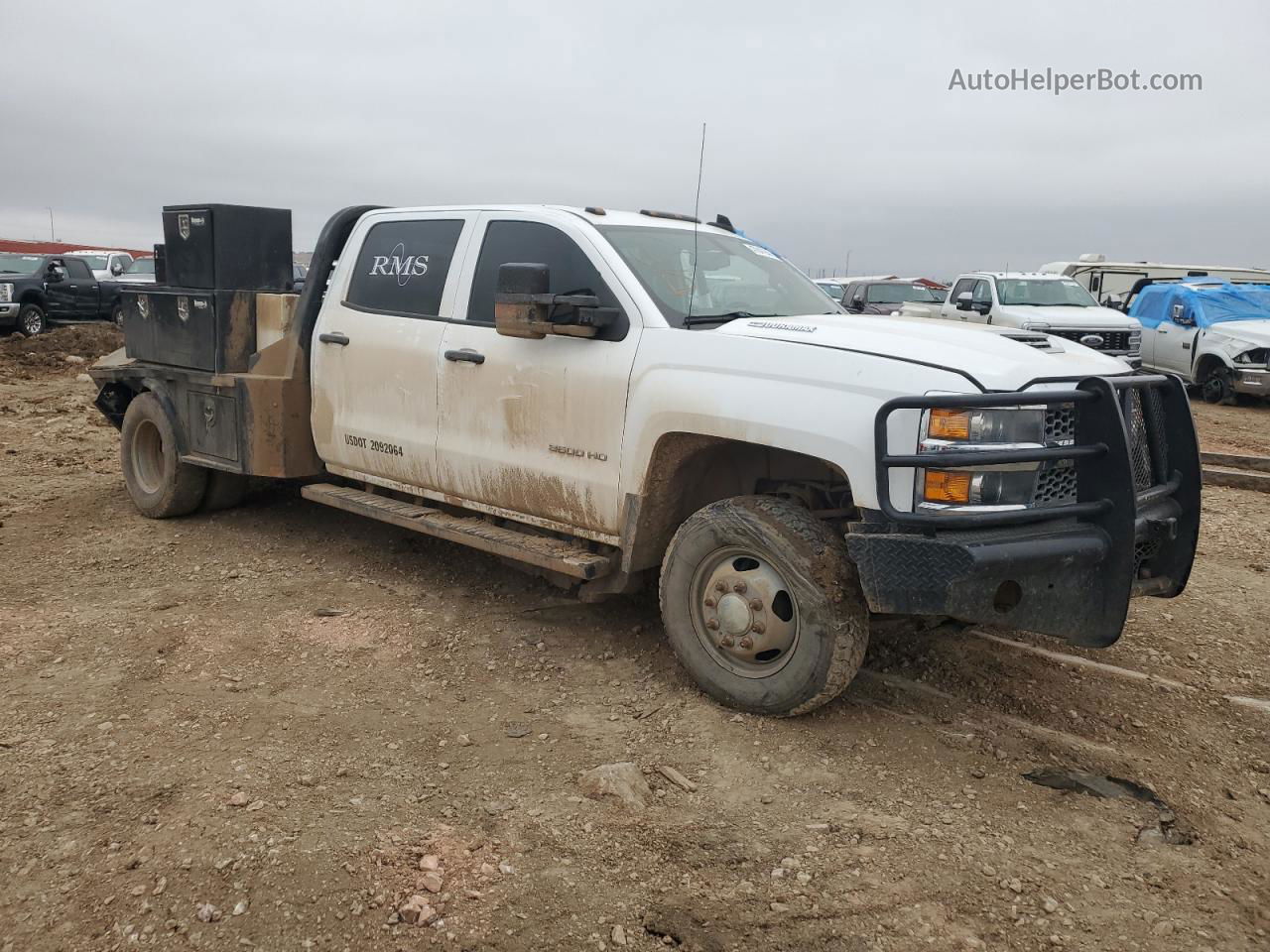 2019 Chevrolet Silverado K3500 White vin: 1GC4KVCY7KF124602