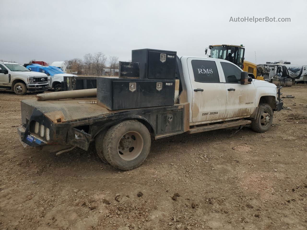 2019 Chevrolet Silverado K3500 White vin: 1GC4KVCY7KF124602