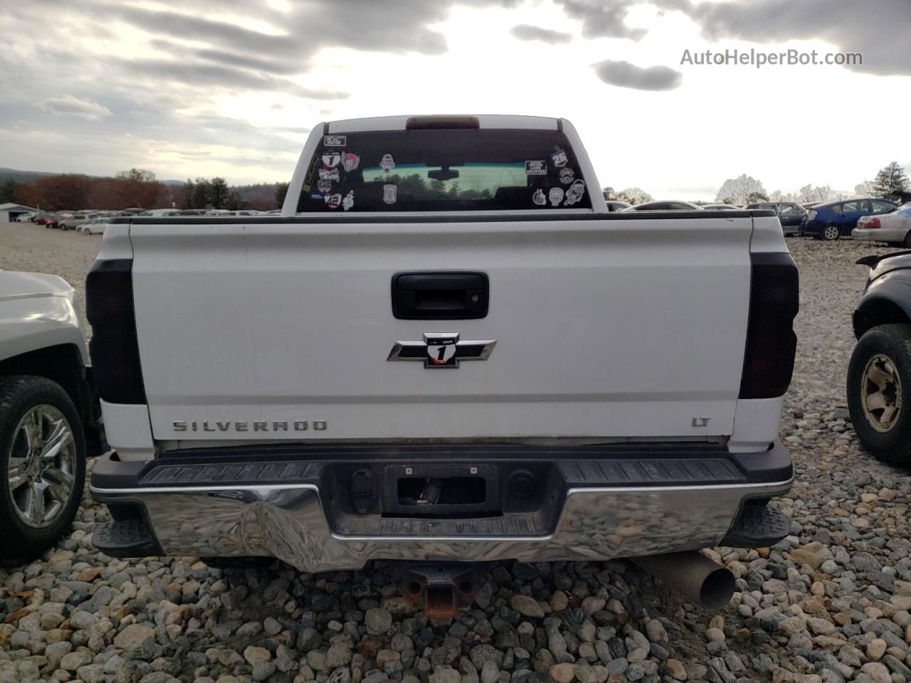 2019 Chevrolet Silverado K3500 Lt White vin: 1GC4KWCY3KF184897