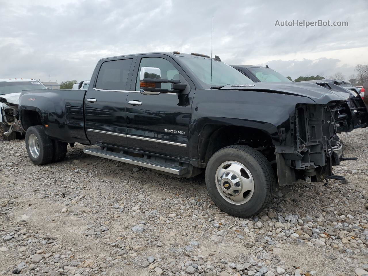 2019 Chevrolet Silverado K3500 Ltz Black vin: 1GC4KXCY2KF210458