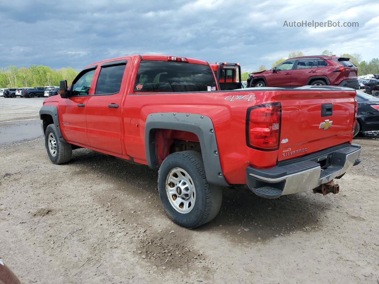 2016 Chevrolet Silverado K3500 Red vin: 1GC4KYCG7GF139360