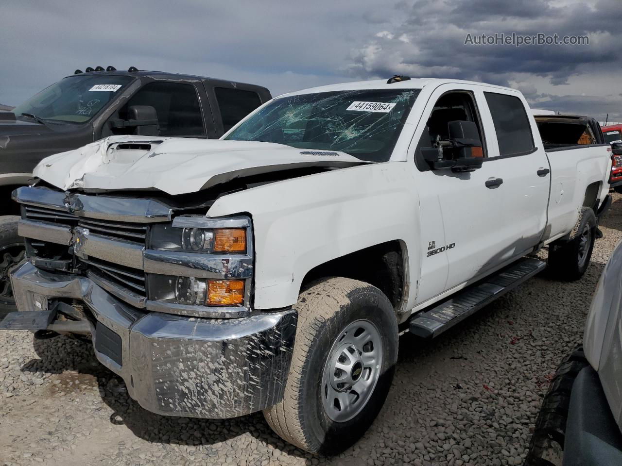 2018 Chevrolet Silverado K3500 Белый vin: 1GC4KYCY0JF250364