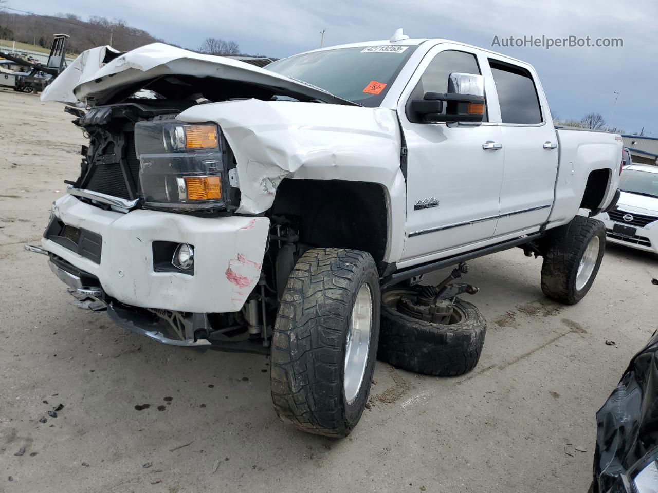 2019 Chevrolet Silverado K3500 High Country White vin: 1GC4KYEY8KF212900