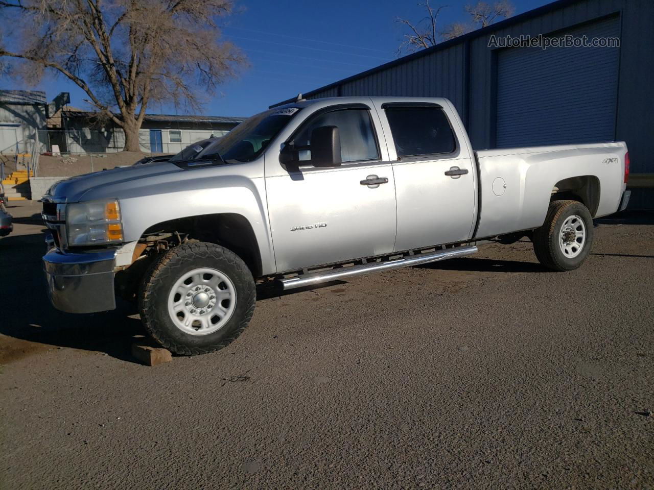 2012 Chevrolet Silverado K3500 Silver vin: 1GC4KZC85CF241670