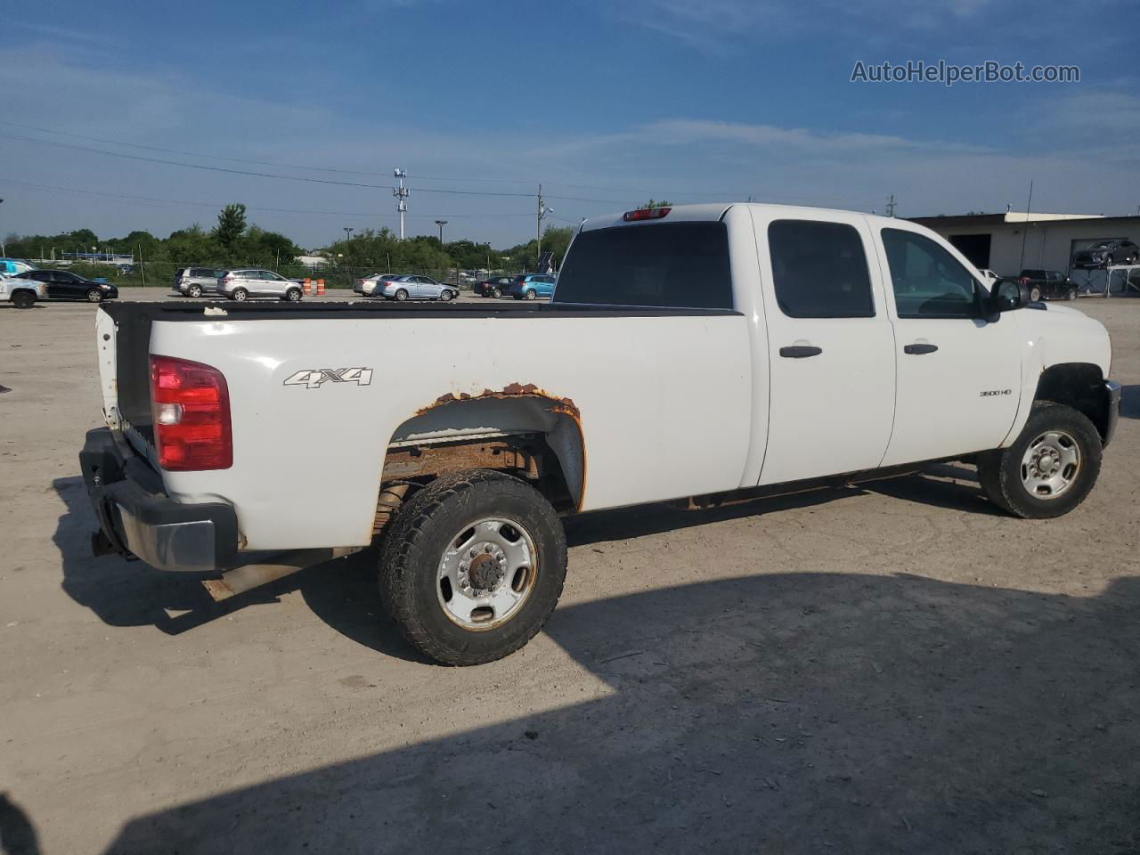 2013 Chevrolet Silverado K3500 White vin: 1GC4KZCG0DF137449