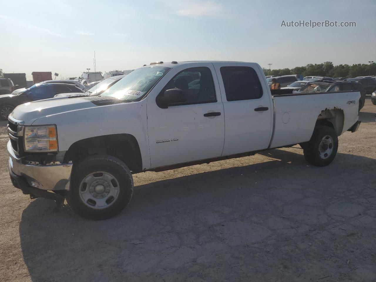 2013 Chevrolet Silverado K3500 Белый vin: 1GC4KZCG0DF137449