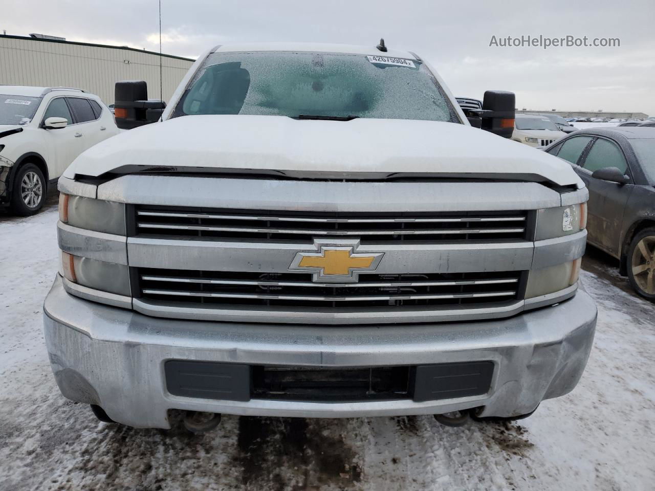 2015 Chevrolet Silverado K3500 Lt White vin: 1GC4KZCG6FF619605