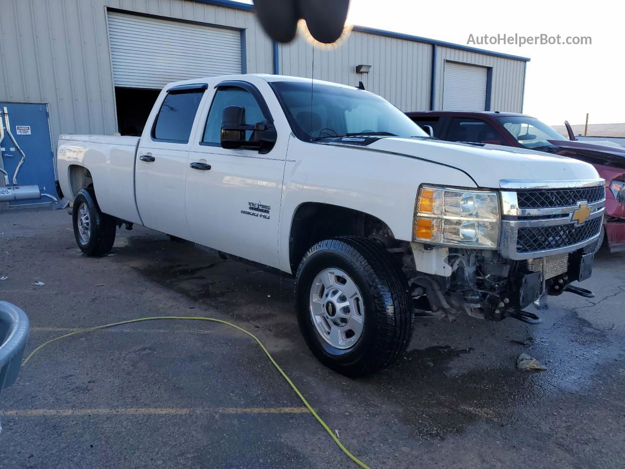 2012 Chevrolet Silverado K3500 White vin: 1GC4KZE8XCF194200