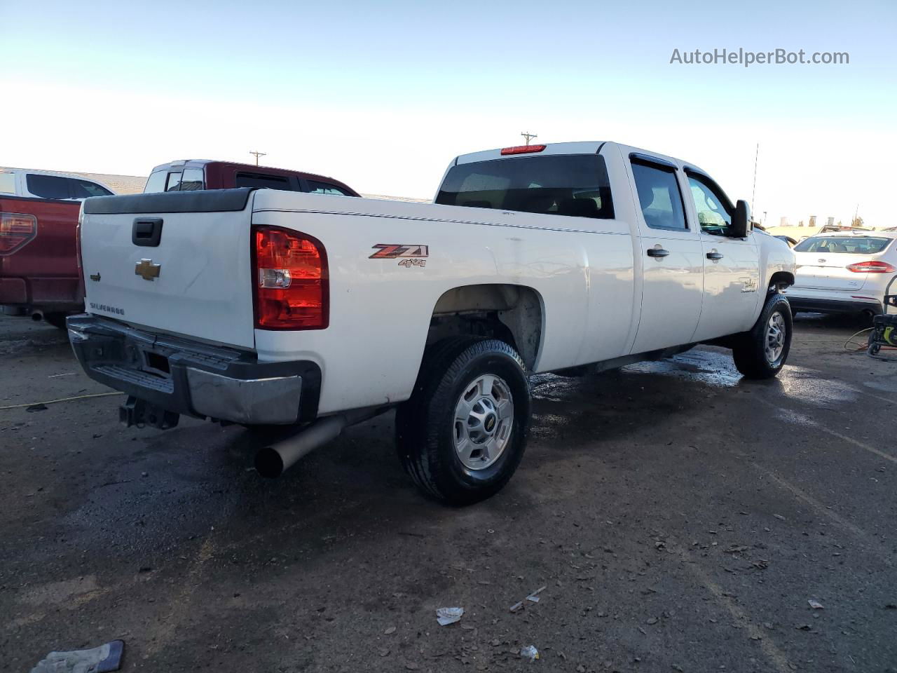 2012 Chevrolet Silverado K3500 White vin: 1GC4KZE8XCF194200