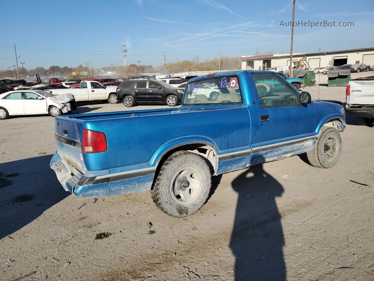 1994 Chevrolet S Truck S10 Blue vin: 1GCCS1440R8169766