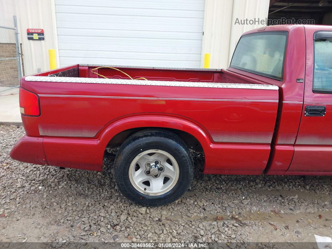 1995 Chevrolet S Truck S10 Maroon vin: 1GCCS1441S8181494