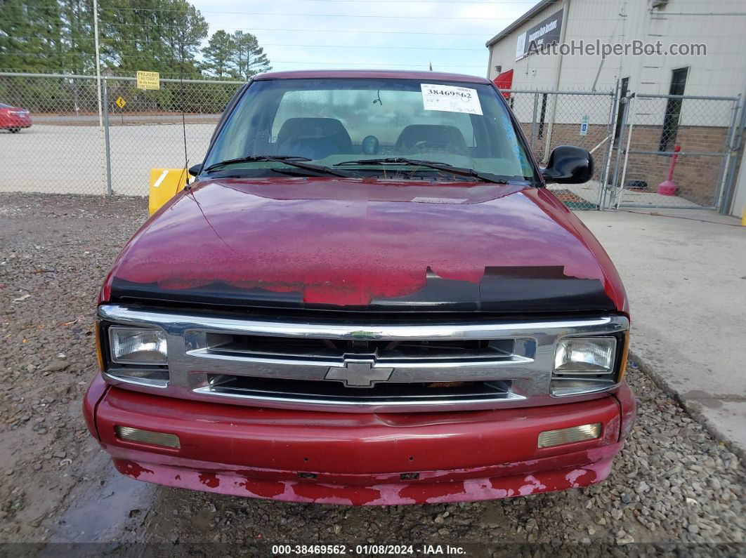 1995 Chevrolet S Truck S10 Maroon vin: 1GCCS1441S8181494