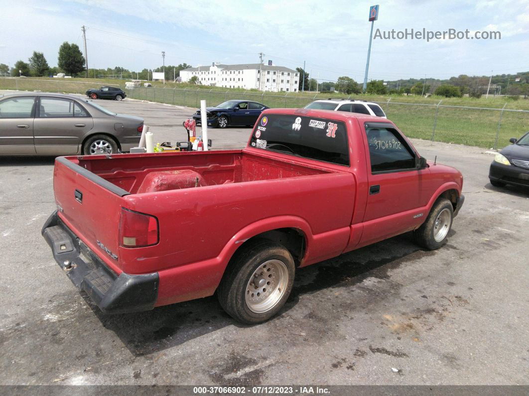 1995 Chevrolet S Truck S10 Red vin: 1GCCS1444S8251215