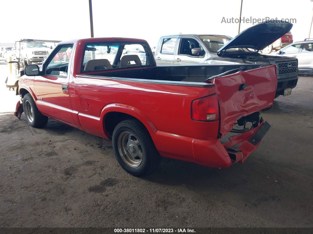 1995 Chevrolet S Truck S10 Red vin: 1GCCS1444SK107053