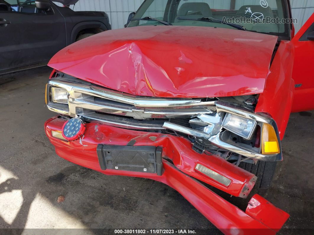 1995 Chevrolet S Truck S10 Red vin: 1GCCS1444SK107053