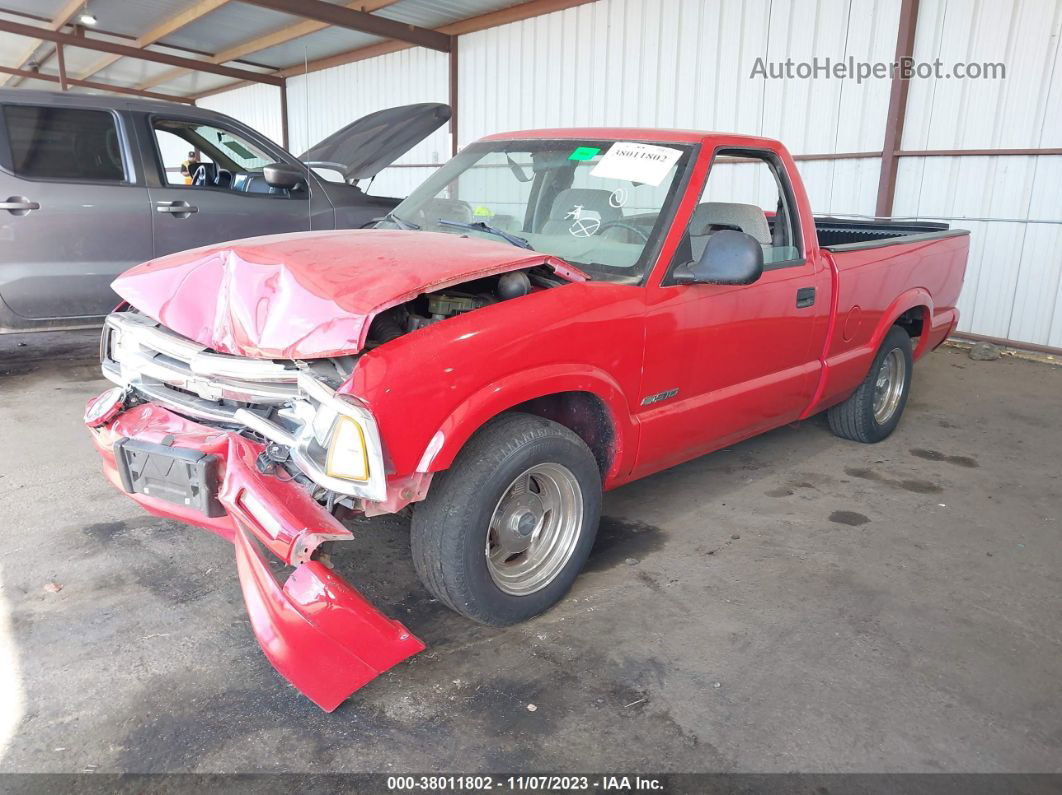 1995 Chevrolet S Truck S10 Red vin: 1GCCS1444SK107053