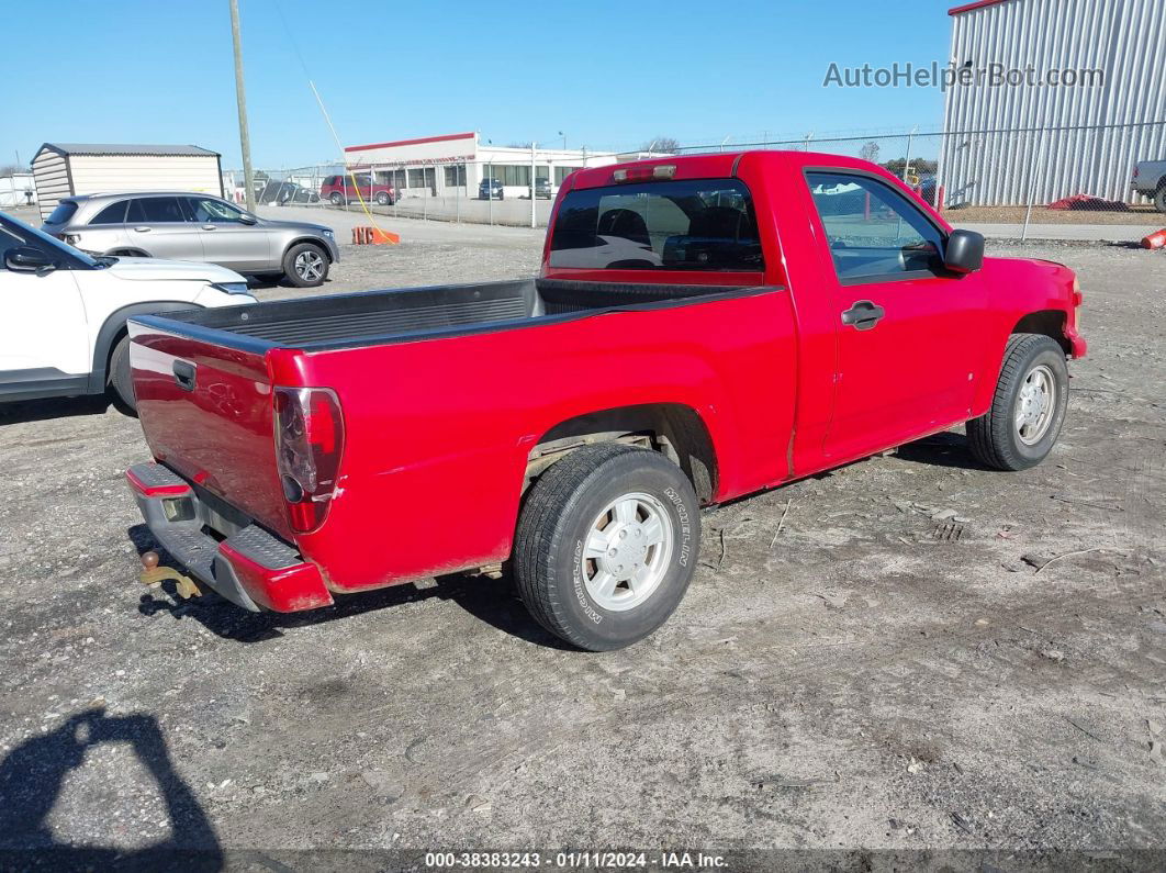 2006 Chevrolet Colorado Ls Red vin: 1GCCS148768227371