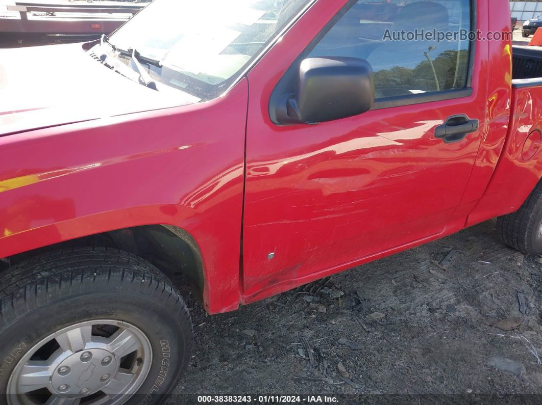 2006 Chevrolet Colorado Ls Red vin: 1GCCS148768227371