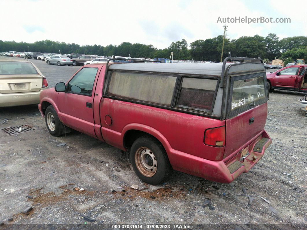 1995 Chevrolet S Truck S10 Red vin: 1GCCS14Z1SK105935