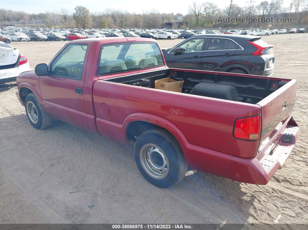 1995 Chevrolet S Truck S10 Red vin: 1GCCS14Z5S8188170