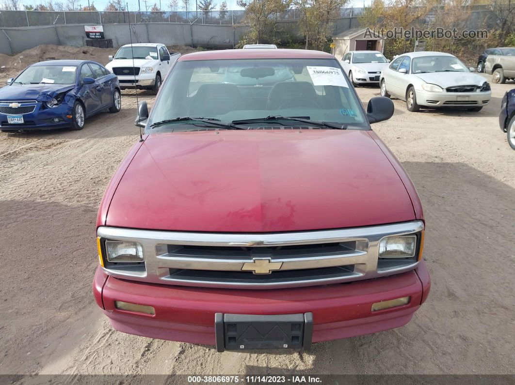 1995 Chevrolet S Truck S10 Red vin: 1GCCS14Z5S8188170