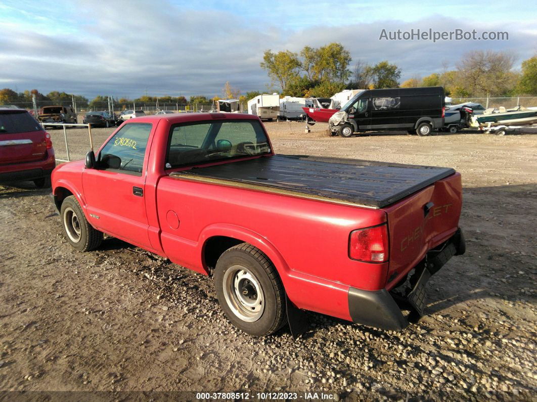 1995 Chevrolet S Truck S10 Red vin: 1GCCS14Z6S8230734