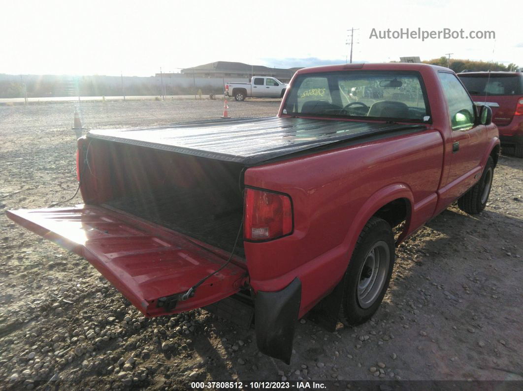 1995 Chevrolet S Truck S10 Red vin: 1GCCS14Z6S8230734