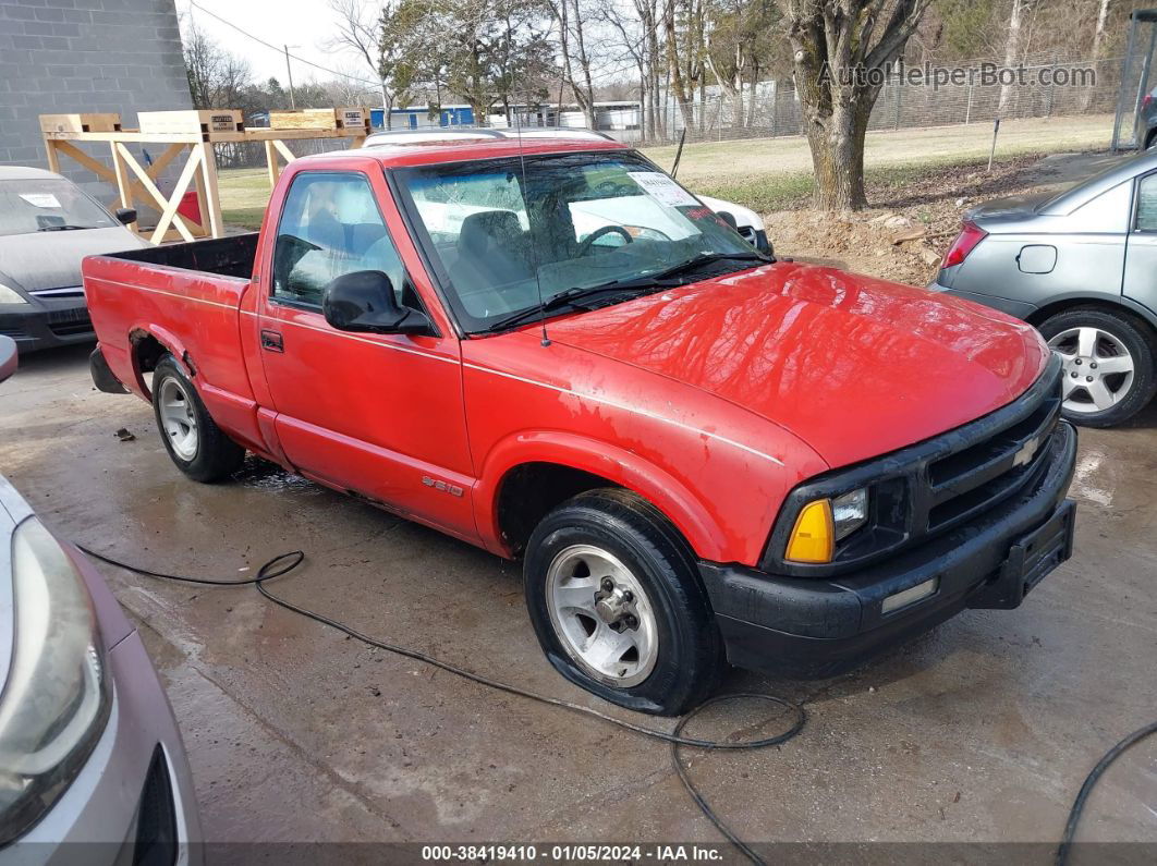 1995 Chevrolet S Truck S10 Red vin: 1GCCS14Z6SK126165