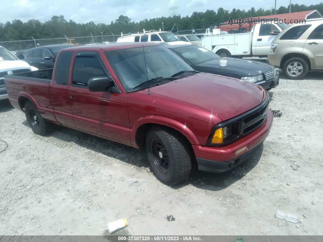 1995 Chevrolet S Truck S10 Burgundy vin: 1GCCS1943S8257144