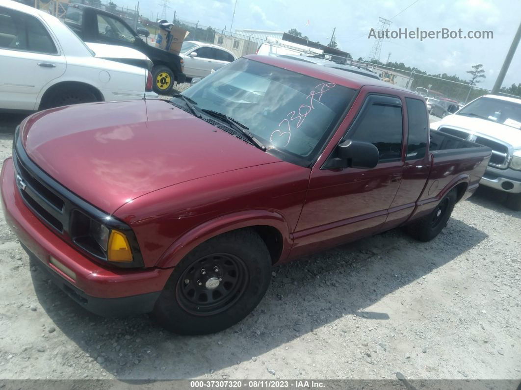 1995 Chevrolet S Truck S10 Burgundy vin: 1GCCS1943S8257144