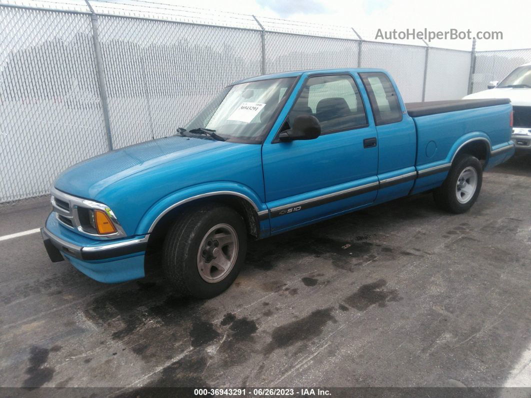 1995 Chevrolet S Truck S10 Blue vin: 1GCCS19W8S8180451